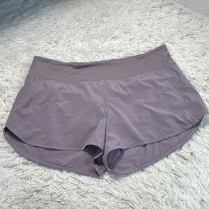 Lululemon Speed Up Short Long *4" Updated Fit Violet Verbena